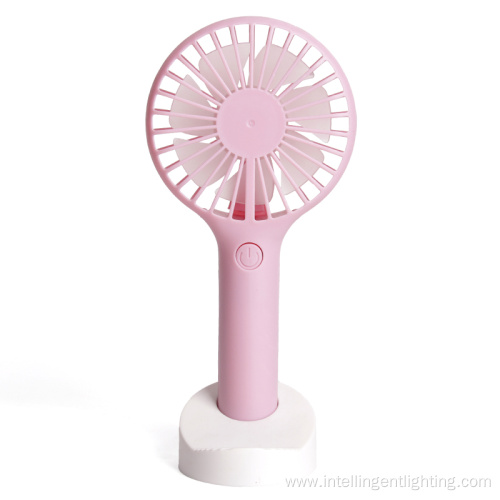 Rechargeable USB Handheld Fan With Phone Holder